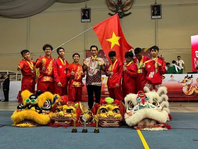 Vietnam wins two golds at 2025 Asian Lion & Dragon Dance Championship